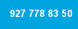927 778 83 50 927 778 83 50